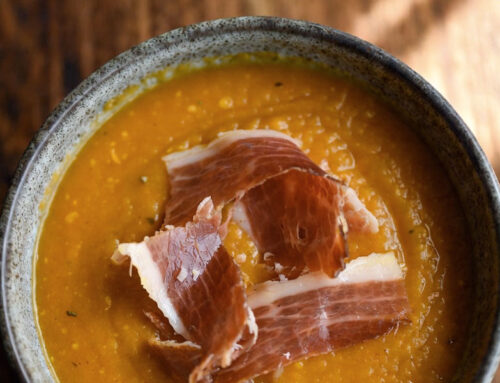 Platos otoñales con jamón ibérico